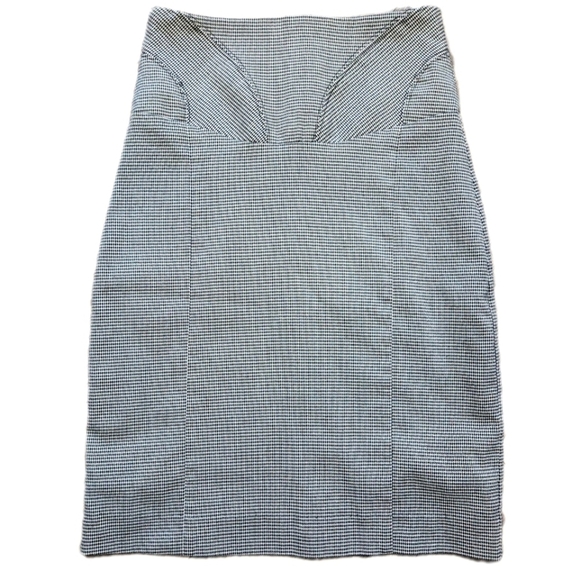 Le Chateau black and white pencil skirt Size 1/2 - Picture 1 of 4